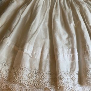 Gap White cotton skirt